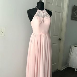 Blushing Pink Bridesmaid/Wedding Party Dress